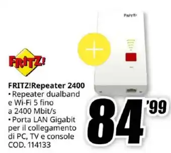 MediaWorld FRITZ!Repeater 2400 offerta