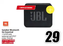 MediaWorld JBL Speaker Bluetooth Go Essential offerta