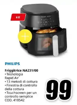MediaWorld PHILIPS Friggitrice NA231/00 offerta