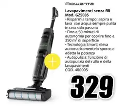 MediaWorld Rowenta Lavapavimenti senza fili Mod. GZ5035 offerta