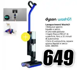 MediaWorld dyson Lavapavimenti WashG1 offerta