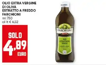 Pam Olio extra vergine di oliva estratto a freddo FARCHIONI offerta