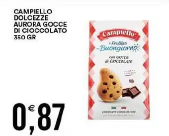 Vantaggio Cash&Carry Campiello dolcezze aurora gocce di cioccolato offerta