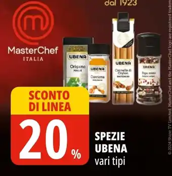 Tigros SPEZIE UBENA vari tipi offerta