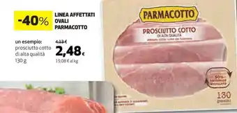 Coop Linea affettati ovali parmacotto offerta