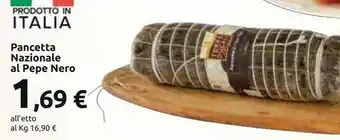 Carrefour Market Pancetta nazionale al pepe nero offerta