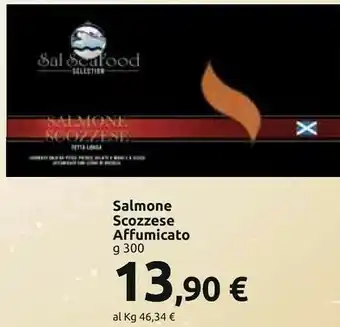 Carrefour Market Sal seafood salmone scozzese affumicato offerta