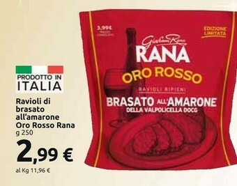 Carrefour Market Ravioli di brasato all'amarone oro rosso offerta