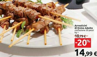 Carrefour Market Arrosticini di ovino adulto offerta