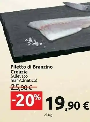 Carrefour Market Filetto di branzino croazia offerta