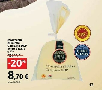 Carrefour Market Mozzarella di bufala campana offerta