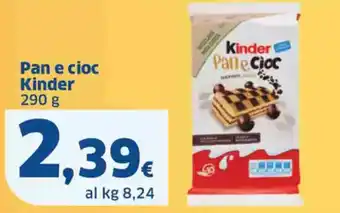 Sigma Pan e cioc Kinder offerta