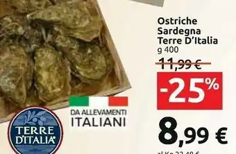Carrefour Market Ostriche sardegna offerta