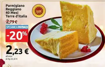 Carrefour Market Parmigiano reggiano stagionato 30 mesi 500 g(ml) offerta