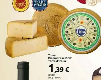 Carrefour Market Toma piemontese offerta