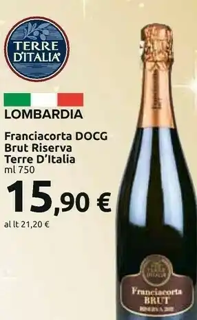 Carrefour Market Franciacorta docg brut riserva offerta