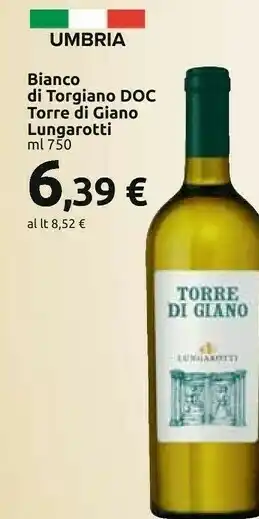 Carrefour Market Bianco di torgiano doc offerta