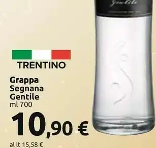 Carrefour Market Gentile - grappa segnana 700 g(ml) offerta