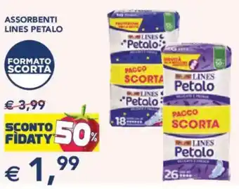 Esselunga Assorbenti lines petalo offerta