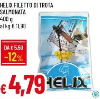 Galassia Helix filetto di trota salmonata offerta