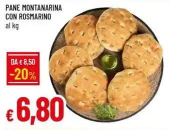 Galassia Pane montanarina con rosmarino offerta