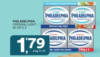 Sisa Philadelphia original/light offerta