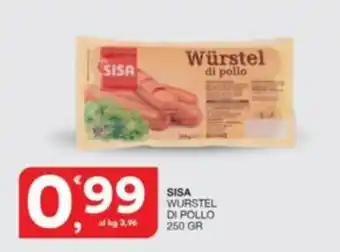 Sisa Sisa wurstel di pollo offerta