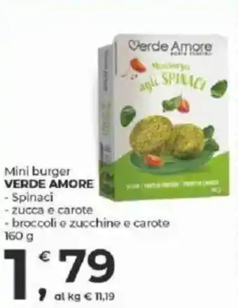 Alter Discount Mini burger VERDE AMORE offerta