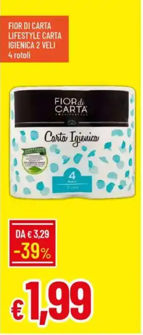 Galassia Fior di carta lifestyle carta igienica 2 veli offerta