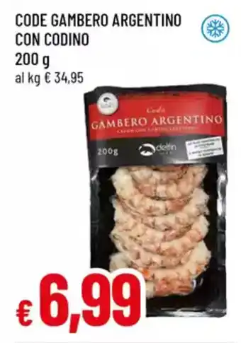 A&O Code gambero argentino con codino offerta