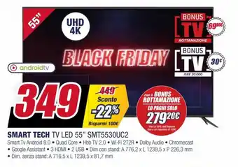 Smart Tech Tv Led 55" SMT5530UC2