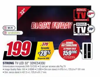 Trony Strong Tv Led 32" 32HC5433U offerta