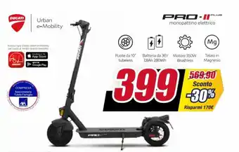 Pro-II Plus monopattino elettrico