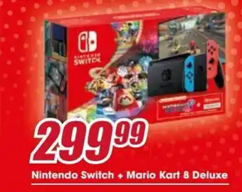 Trony Nintendo Switch + Mario Kart 8 Deluxe offerta