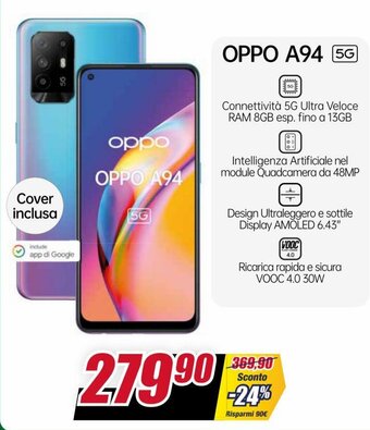 Trony Oppo A94 5G offerta