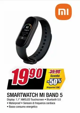 Trony Mi Smartwatch Band 5 offerta