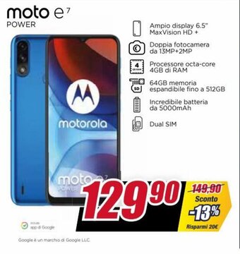 Motorola Moto e7 Power