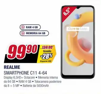 Trony Realme Smartphone C11 4-64 offerta
