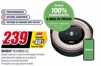 Trony iRobot Roomba E5 offerta