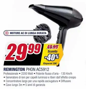 Trony Remington Phon AC5912 offerta