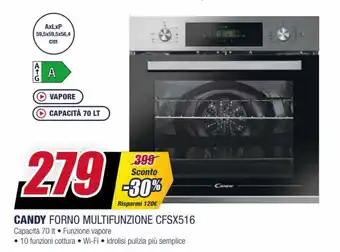 Trony Candy Forno Multifunzione CFSX516 offerta