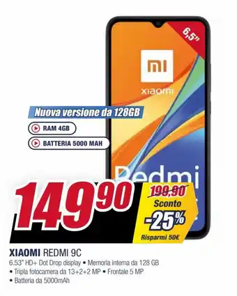 Trony Xiaomi Redmi 9C offerta