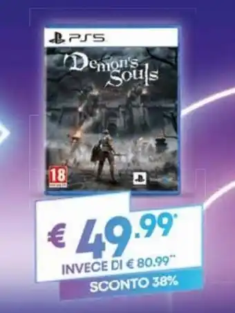 Trony PS5 Demon's Souls offerta