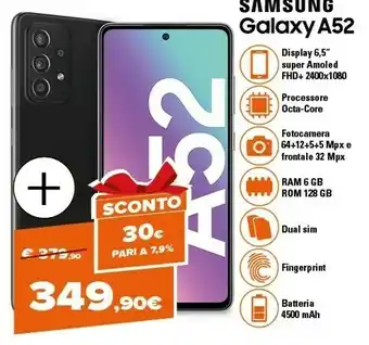 Expert Galaxy a52 offerta