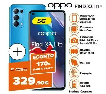 Expert Find x3 lite offerta