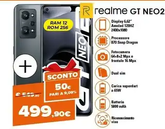 Expert Gt neo 2 16,8 cm (6.62") doppia sim android 11 5g usb tipo-c 8 gb 128 gb 5000 mah nero offerta