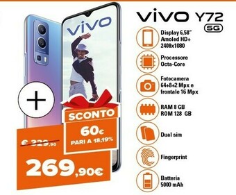 Expert Y72 5g offerta