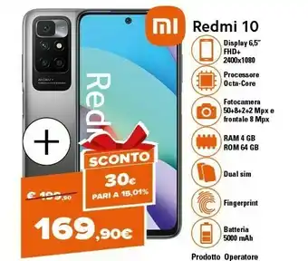 Expert Redmi 10 offerta