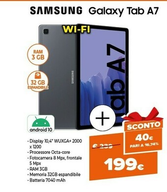 Expert Samsung galaxy tab a7 offerta