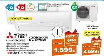 Expert Electric condizionatore dual mxz2ha50 offerta